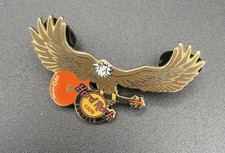 Broche Hard Rock Cafe Seattle Eagle Flying com guitarra 2011 comprar usado  Enviando para Brazil