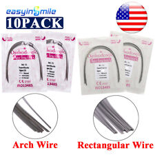 Usado, Dental ortho NITI arco fios retangular 16*22*17*25*19 Natural Round Brace fio comprar usado  Enviando para Brazil