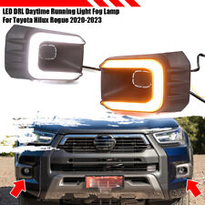 2x Lâmpada de neblina dianteira LED luz de circulação diurna para Toyota Hilux Rogue 2020-2023 comprar usado  Enviando para Brazil