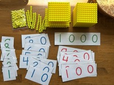 Montessori golden beads for sale  LIVERPOOL