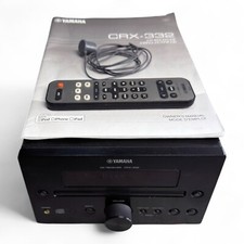 Sistema de microcomponentes Yamaha CRX-332 CD, dock para iPod/iPhone, sintonizador AM/FM **LEIA** comprar usado  Enviando para Brazil
