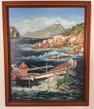 Huile toile marine d'occasion  Marseille V