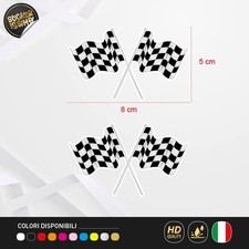 Adesivi bandiera scacchi usato  Palermo