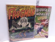 Quadrinhos de terror Era de Ouro Ficção Científica Billman Purductions Frogman Comics Forbidden... comprar usado  Enviando para Brazil