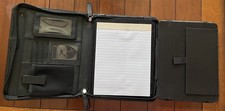 Organizador de couro sintético preto com suporte para iPad comprar usado  Enviando para Brazil
