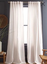 Conjunto de 2 painéis de cortinas de filtragem de areia de algodão marmelo! 48"x 96" comprar usado  Enviando para Brazil