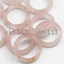 Novo anel pulseira de cristais de quartzo rosa natural tamanho 16-20mm comprar usado  Enviando para Brazil