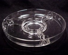 Clear glass centerpiece for sale  Iowa City
