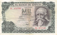 1000 pesetas espagne d'occasion  Paris II