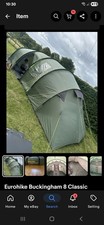 Eurohike buckingham classic for sale  BEAMINSTER