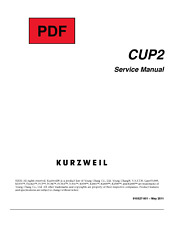 Kurzweil CUP2 Service Manual with Electronic Schematics comprar usado  Enviando para Brazil