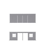2pcs carport sidewalls for sale  Brentwood