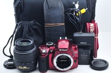 Kit de lentes Nikon D3200 vermelhas 7.000 fotos AF-S 18-55mm F3.5-5.6G do Japão comprar usado  Enviando para Brazil
