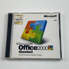 Usado, Microsoft Office 2000 Standard SR-1 (CD, 2000) | Word Excel Outlook PowerPoint comprar usado  Enviando para Brazil