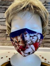 Stoffmaske weihnachten katzen gebraucht kaufen  Berlin