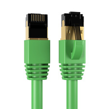 LOTE Multipack Cabo Ethernet CAT8 Super Velocidade 40Gbps Fio LAN Verde 0.5FT-75FT comprar usado  Enviando para Brazil