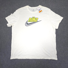 Camisa Nike masculina 2XLARGE branca manga curta gola redonda camiseta gráfica tamanho 2XL, usado comprar usado  Enviando para Brazil