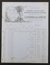 Facture 1891 chapeau d'occasion  Nantes-