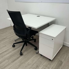 Senator rectangular desk for sale  HARLOW