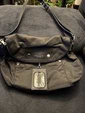 MARC JACOBS PREPPY NATASHA AZUL COM FERRAGEM PRATA BOLSA TIRACOLO FEMININA, usado comprar usado  Enviando para Brazil