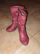 Bottines mustang cuir d'occasion  Salignac-Eyvigues