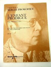 Sergei prokofiev enfant d'occasion  Expédié en Belgium