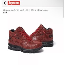Tamanho 7M/8.5W-Supreme x Nike Air Max Goadome Supreme vermelho fogo DA1475-600 novo , usado comprar usado  Enviando para Brazil