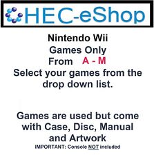 Nintendo wii games for sale  GRANTHAM