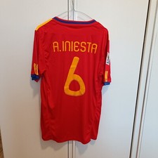 Maglia iniesta spagna usato  Vigevano
