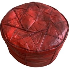 Red leather embossed for sale  UK