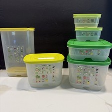Conjunto de 6 recipientes para geladeira Tupperware Fridgesmart - Excelente estado usado comprar usado  Enviando para Brazil