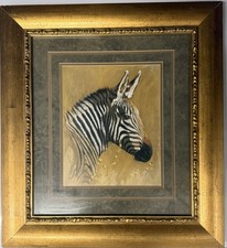 Framed zebra art for sale  Aurora