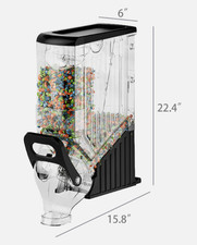 Usado, EcoBox - 3,4 gal caixa de gravidade dispensador de alimentos dispensador de cereais doces grãos de café comprar usado  Enviando para Brazil