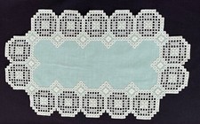 Serwetka haft hardanger rękodzieło 49x29 cmcm na sprzedaż  PL