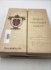 Conjunto de facas Sheffield inglês marrom aço inoxidável 19 peças baú do tesouro na caixa comprar usado  Enviando para Brazil