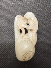 Carved giada bianca usato  Roma