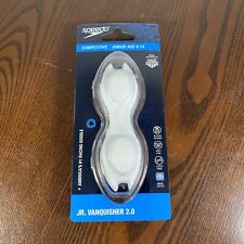 Óculos de natação Speedo Junior Vanquisher proteção UV antiembaçante vedação de silicone macio, usado comprar usado  Enviando para Brazil