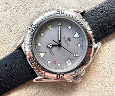 Vintage Zodiac Diver Professional Red Dot Anos 80 Todo em Aço Manutenção NOS 40mm Funciona comprar usado Vintage Zodiac Diver Professional Red Dot Anos 80 Todo em Aço Manutenção NOS 40mm Funciona comprar usado  Enviando para Brazil
