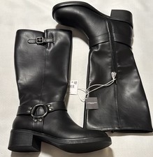 Black moto boots for sale  Pittsburgh