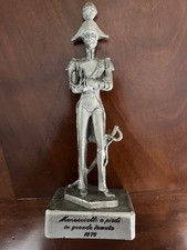 Statuetta peltro carabinieri usato  Segrate