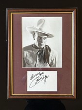 John wayne autograph for sale  LUTTERWORTH
