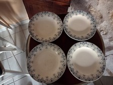 Assiettes creuses bleu d'occasion  Audincourt