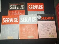 1946-1957 SERVICE - TELEVISION-RADIO MAGAZINE - LOT OF 5 - O 212J comprar usado  Enviando para Brazil