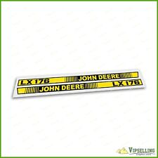 Adesivos adesivos para capô de trator de grama LX176 listras esquerda direita serve para John Deere comprar usado  Enviando para Brazil