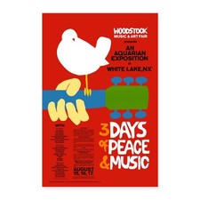 Woodstock festival poster gebraucht kaufen  Leipzig