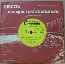 PAULO NEY 1970 Bossa Jazz Downtempo MARCOS VALLE 7” COPACABANA 45 BRAZIL HEAR comprar usado  Brasil 