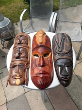 Große geschnitzte afrikanisch gebraucht kaufen  Berlin