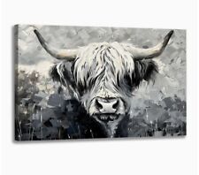 Highland cow wall for sale  Snohomish