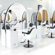 Konsola konsoleta fryzjerska barberska lustro fryzjerskie 200x120 LED STD na sprzedaż  PL