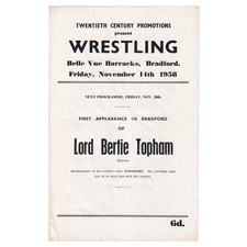Twentieth century wrestling for sale  UK